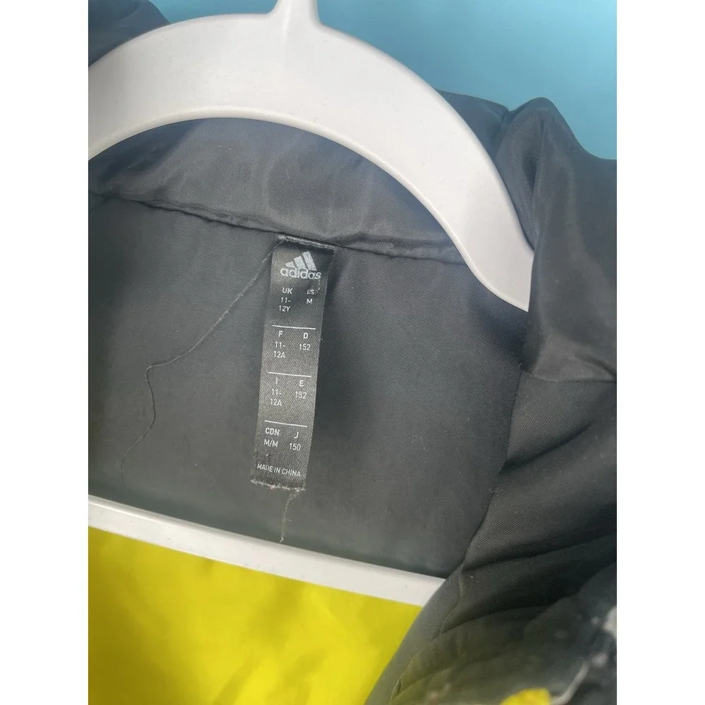 Youth Size M - Adidas‎ Lego 2 in 1 Padded Jacket / Vest Gray/Black
